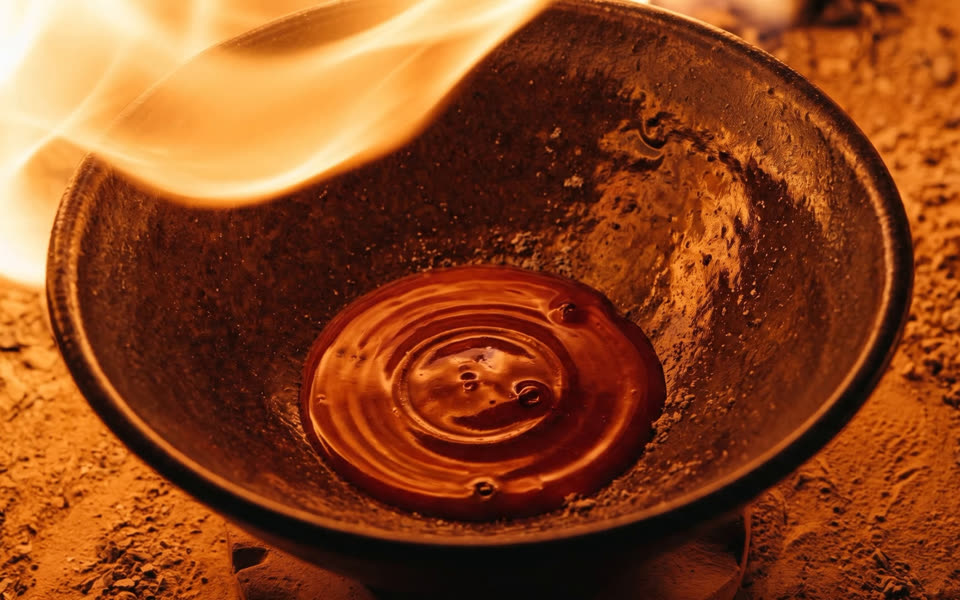 AI 영상 작품 불이 고른 빛깔의 첫 장면